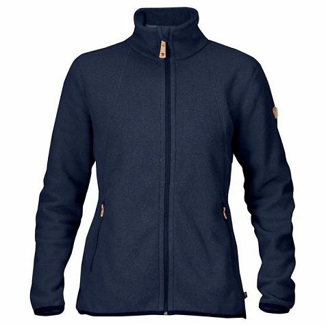 Fjallraven Women Stina Fleece Navy PH361095 Philippines